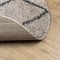 vidaXL - Vloerkleed - shaggy - hoogpolig - modern - Ø - 240 - cm - beige - en - antraciet