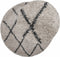 vidaXL - Vloerkleed - shaggy - hoogpolig - modern - Ø - 240 - cm - beige - en - antraciet