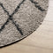vidaXL - Vloerkleed - shaggy - hoogpolig - modern - Ø - 240 - cm - beige - en - antraciet