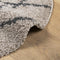 vidaXL - Vloerkleed - shaggy - hoogpolig - modern - Ø - 280 - cm - beige - en - antraciet