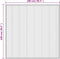 vidaXL - Vloerkleed - vierkant - 100x100 - cm - bamboe - donkerbruin