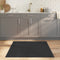 vidaXL - Vloerkleed - vierkant - 100x100 - cm - bamboe - grijs