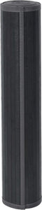 vidaXL - Vloerkleed - vierkant - 100x100 - cm - bamboe - grijs