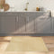 vidaXL - Vloerkleed - vierkant - 100x100 - cm - bamboe - lichtnaturel