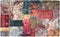 vidaXL - Vloerkleed - wasbaar - anti-slip - 120x170 - cm - patchwork - meerkleurig