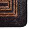 vidaXL - Vloerkleed - wasbaar - anti-slip - 120x170 - cm - zwart - en - goudkleurig