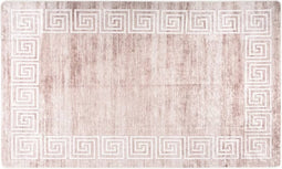 vidaXL - Vloerkleed - wasbaar - anti-slip - 120x180 - cm - beige