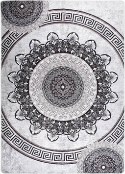 vidaXL - Vloerkleed - wasbaar - anti-slip - 120x180 - cm - meerkleurig