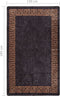 vidaXL - Vloerkleed - wasbaar - anti-slip - 120x180 - cm - zwart - en - goudkleurig