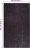 vidaXL - Vloerkleed - wasbaar - anti-slip - 150x230 - cm - antracietkleurig