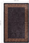 vidaXL - Vloerkleed - wasbaar - anti-slip - 160x230 - cm - zwart - en - goudkleurig