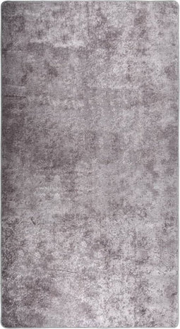 vidaXL - Vloerkleed - wasbaar - anti-slip - 190x300 - cm - grijs