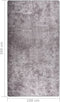 vidaXL - Vloerkleed - wasbaar - anti-slip - 190x300 - cm - grijs