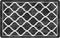 vidaXL - Vloerkleed - wasbaar - anti-slip - 190x300 - cm - zwart - en - wit