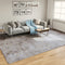 vidaXL - Vloerkleed - wasbaar - anti-slip - 400x300 - cm - grijs