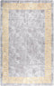 vidaXL - Vloerkleed - wasbaar - anti-slip - 80x150 - cm - grijs
