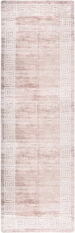 vidaXL - Vloerkleed - wasbaar - anti-slip - 80x300 - cm - beige