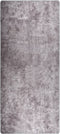 vidaXL - Vloerkleed - wasbaar - anti-slip - 80x300 - cm - grijs