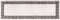 vidaXL - Vloerkleed - wasbaar - anti-slip - 80x300 - cm - lichtbeige