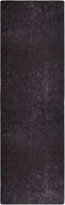 vidaXL - Vloerkleed - wasbaar - anti-slip - 80x300 - cm - antracietkleurig