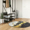 vidaXL - Vloerkleed - wasbaar - anti-slip - Ø - 120 - cm - meerkleurig