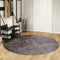 vidaXL - Vloerkleed - wasbaar - anti-slip - Ø - 200 - cm - grijs