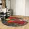 vidaXL - Vloerkleed - wasbaar - anti-slip - Ø - 200 - cm - meerkleurig