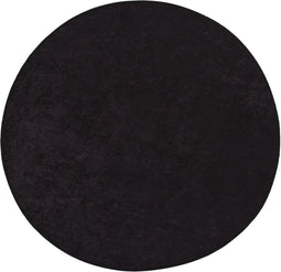 vidaXL - Vloerkleed - wasbaar - anti-slip - Ø - 200 - cm - antracietkleurig