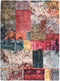 vidaXL - Vloerkleed - wasbaar - anti-slip - patchwork - 120x180 - cm - meerkleurig
