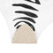 vidaXL - Vloerkleed - zebrapatroon - wasbaar - anti-slip - 120x170 - cm - zwart - wit