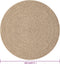 vidaXL - Vloerkleed - ZIZUR - binnen - en - buiten - 120 - cm - jute - look