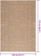 vidaXL - Vloerkleed - ZIZUR - binnen - en - buiten - 120x170 - cm - jute - look