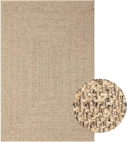 vidaXL - Vloerkleed - ZIZUR - binnen - en - buiten - 140x200 - cm - jute - look