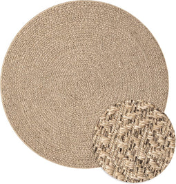 vidaXL - Vloerkleed - ZIZUR - binnen - en - buiten - 160 - cm - jute - look
