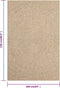 vidaXL - Vloerkleed - ZIZUR - binnen - en - buiten - 160x230 - cm - jute - look