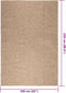 vidaXL - Vloerkleed - ZIZUR - binnen - en - buiten - 160x230 - cm - jute - look