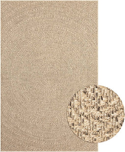 vidaXL - Vloerkleed - ZIZUR - binnen - en - buiten - 200x290 - cm - jute - look