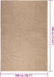 vidaXL - Vloerkleed - ZIZUR - binnen - en - buiten - 200x290 - cm - jute - look