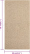 vidaXL - Vloerkleed - ZIZUR - binnen - en - buiten - 80x150 - cm - jute - look