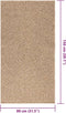 vidaXL - Vloerkleed - ZIZUR - binnen - en - buiten - 80x150 - cm - jute - look