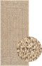 vidaXL - Vloerkleed - ZIZUR - binnen - en - buiten - 80x200 - cm - jute - look