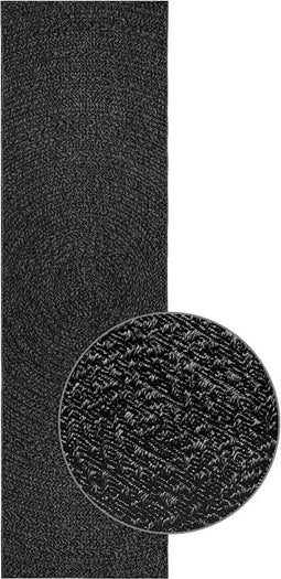 vidaXL - Vloerkleed - ZIZUR - binnen - en - buiten - 80x250 - cm - jute - look - antraciet