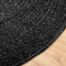 vidaXL - Vloerkleed - ZIZUR - binnen - en - buiten - Ø - 160 - cm - jute - look - antraciet