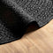 vidaXL - Vloerkleed - ZIZUR - binnen - en - buiten - Ø - 200 - cm - jute - look - antraciet