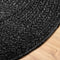vidaXL - Vloerkleed - ZIZUR - binnen - en - buiten - Ø - 200 - cm - jute - look - antraciet