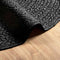 vidaXL - Vloerkleed - ZIZUR - binnen - en - buiten - Ø - 90 - cm - jute - look - antraciet