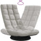 vidaXL - Vloerkruk - Cloud - 70x51x79 - cm - stof - wolkengrijs