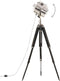 vidaXL Vloerlamp driepoot 165 cm massief mangohout