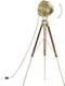 vidaXL Vloerlamp driepoot 193 cm massief mangohout