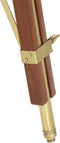 vidaXL Vloerlamp driepoot 193 cm massief mangohout